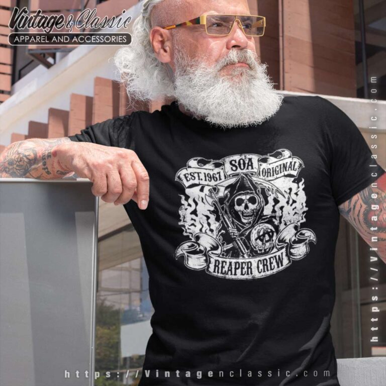 Sons Of Anarchy Reaper Crew Mens T Shirt Sons Of Anarchy Reaper Crew Mens T Shirt