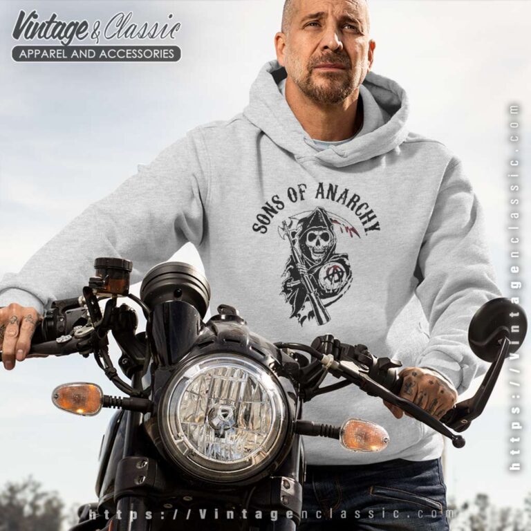Sons Of Anarchy Reaper Logo Skull Hoodie Sons Of Anarchy Reaper Logo Skull Hoodie