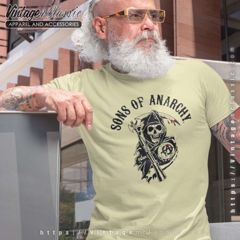 Sons Of Anarchy Reaper Logo Skull Mens T Shirt Sons Of Anarchy Reaper Logo Skull Mens T Shirt