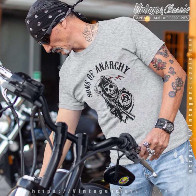 Sons Of Anarchy Reaper Logo Skull T Shirt Sons Of Anarchy Reaper Logo Skull T Shirt