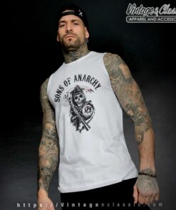 Sons Of Anarchy Reaper Logo Skull Tank Top