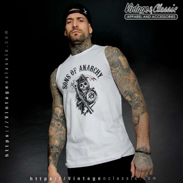 Sons Of Anarchy Reaper Logo Skull Tank Top Sons Of Anarchy Reaper Logo Skull Tank Top