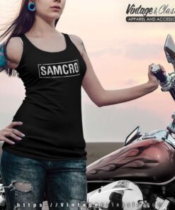 Sons Of Anarchy Samcro Logo Racer Tank