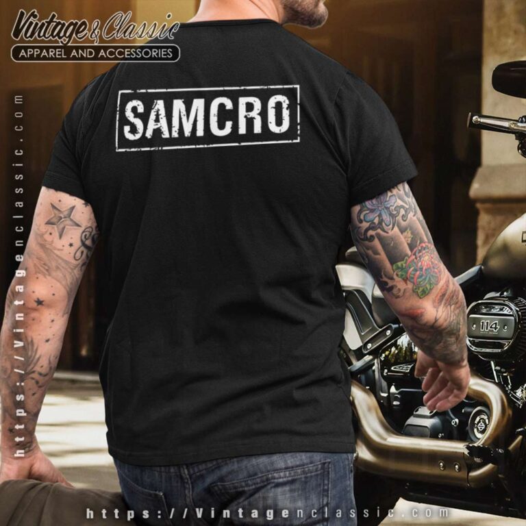 Sons Of Anarchy Samcro Logo T Shirt Back Sons Of Anarchy Samcro Logo T Shirt Back