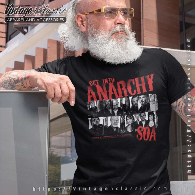Sons of Anarchy Get Into Anarchy Mens T Shirt Sons of Anarchy Get Into Anarchy Mens T Shirt