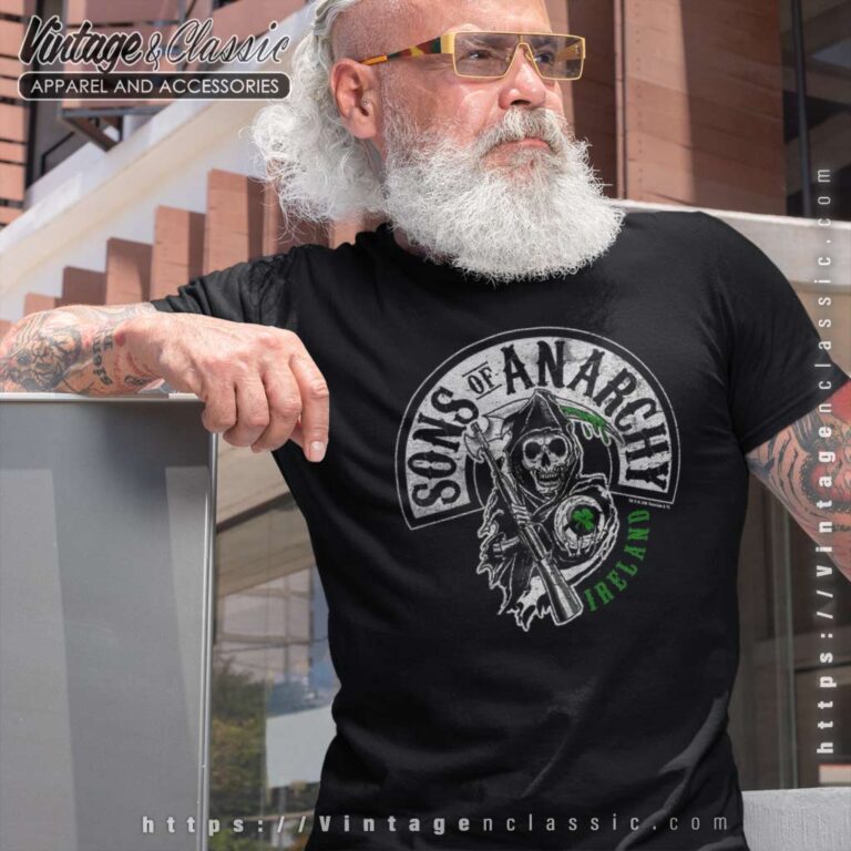 Sons of Anarchy Ireland Reaper Mens T Shirt Sons of Anarchy Ireland Reaper Mens T Shirt