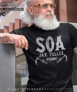 Sons of Anarchy Jax Teller President Mens T Shirt