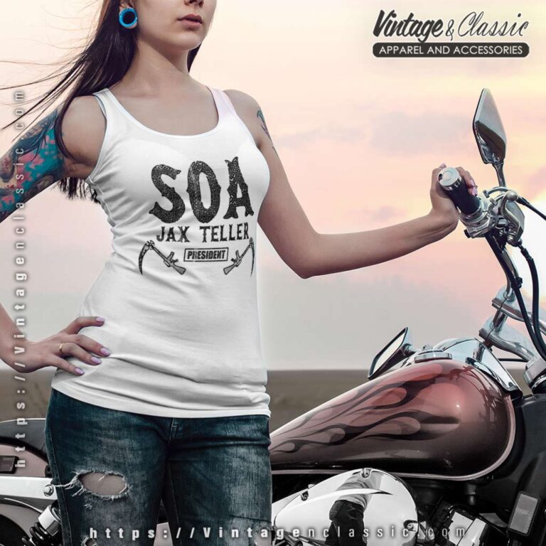 Sons of Anarchy Jax Teller President Racer Tank Sons of Anarchy Jax Teller President Racer Tank