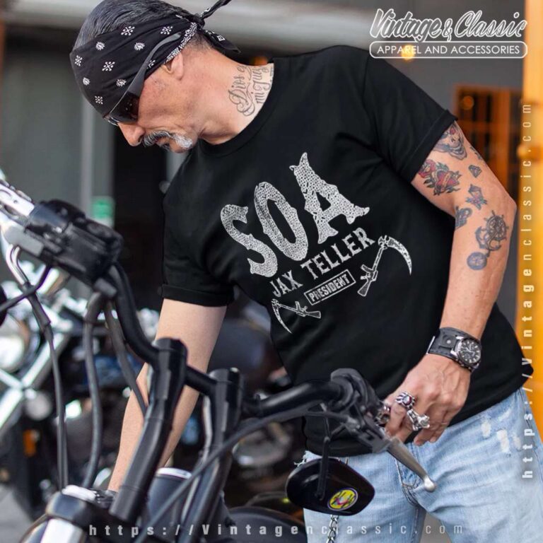 Sons of Anarchy Jax Teller President T Shirt Sons of Anarchy Jax Teller President T Shirt