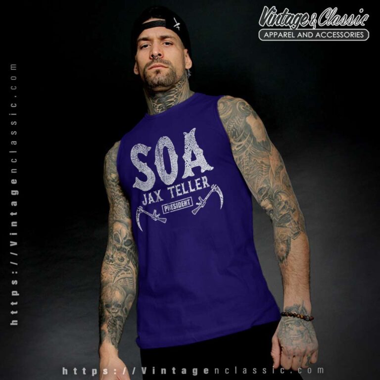 Sons of Anarchy Jax Teller President Tank Top Sons of Anarchy Jax Teller President Tank Top