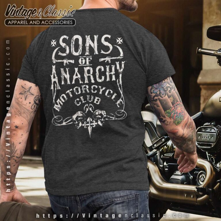 Sons of Anarchy Motorcycle Club T Shirt Back Sons of Anarchy Motorcycle Club T Shirt Back