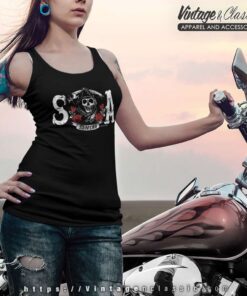 Sons of Anarchy SAMCRO Roses Racer Tank