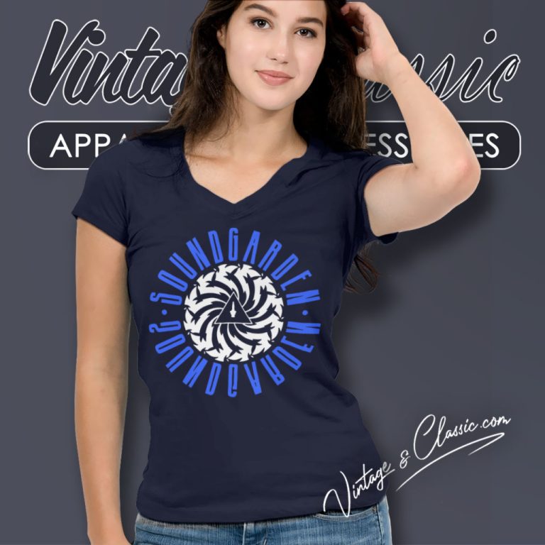 Soundgarden Grunge V Neck TShirt Soundgarden Grunge V Neck TShirt