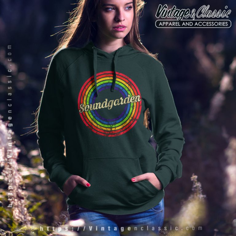 Soundgarden Rainbow Hoodie Soundgarden Rainbow Hoodie