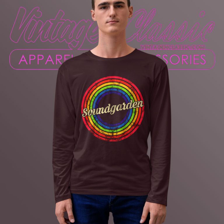 Soundgarden Rainbow Long Sleeve Tee Soundgarden Rainbow Long Sleeve Tee