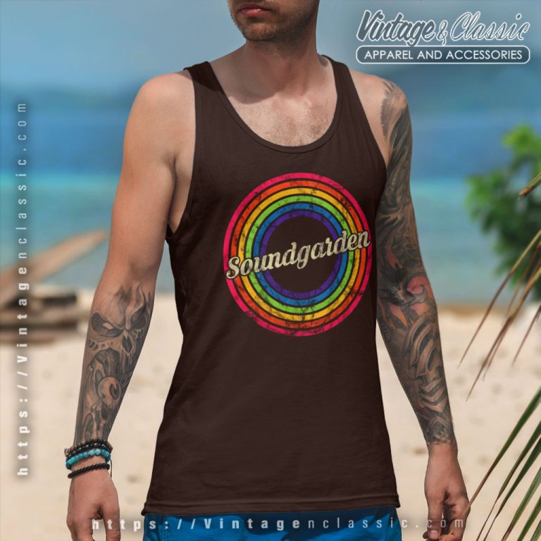 Soundgarden Rainbow Tank Top Racerback Soundgarden Rainbow Tank Top Racerback