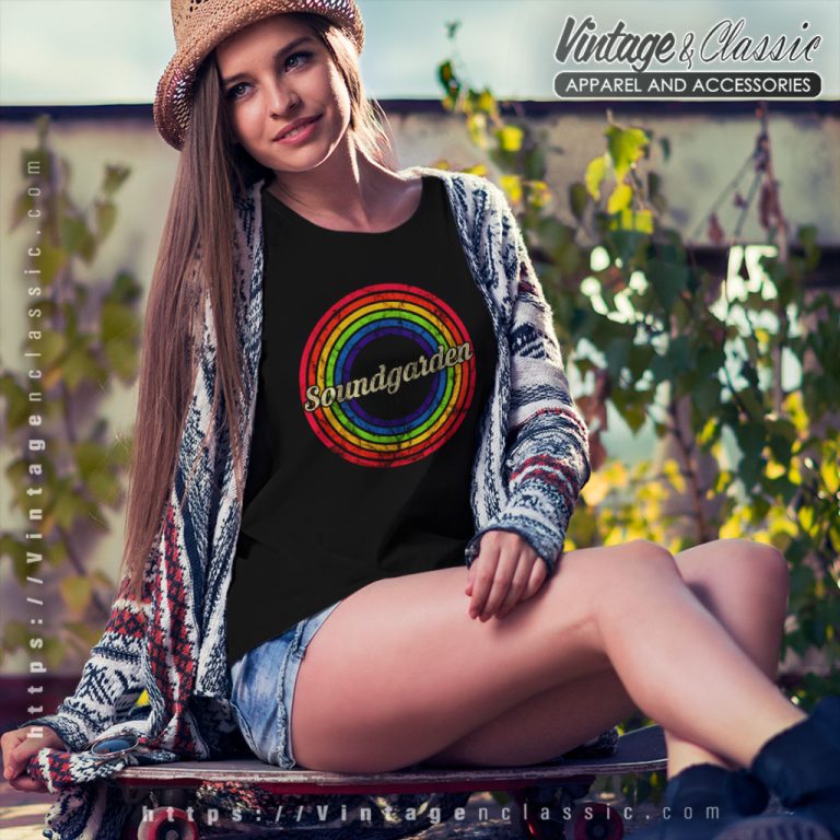 Soundgarden Rainbow Women T Shirt Soundgarden Rainbow Women T Shirt