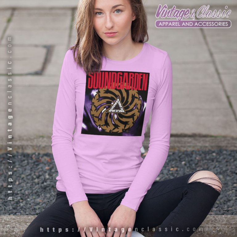 Soundgarden Shirt Badmotorfinger Comfot Round Long Sleeve Tee Soundgarden Shirt Badmotorfinger Comfot Round Long Sleeve Tee