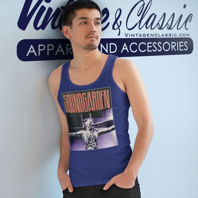 Soundgarden Shirt Jesus Christ Pose Tank Top Racerback Soundgarden Shirt Jesus Christ Pose Tank Top Racerback