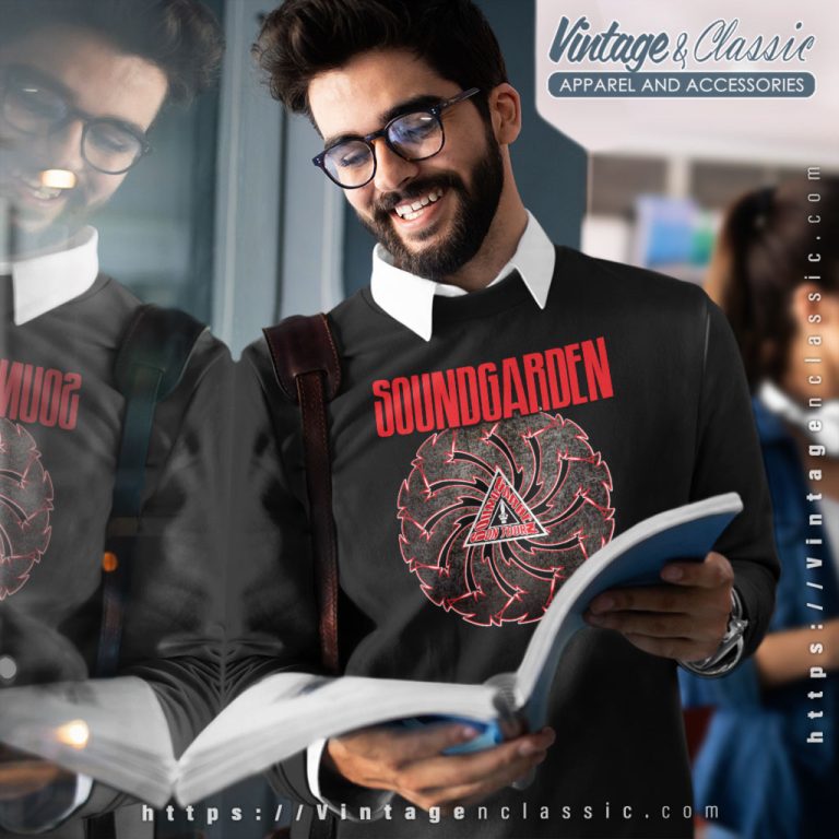 Soundgarden Shirt Screen Printed Badmotorfinge Sweatshirt Soundgarden Shirt Screen Printed Badmotorfinge Sweatshirt