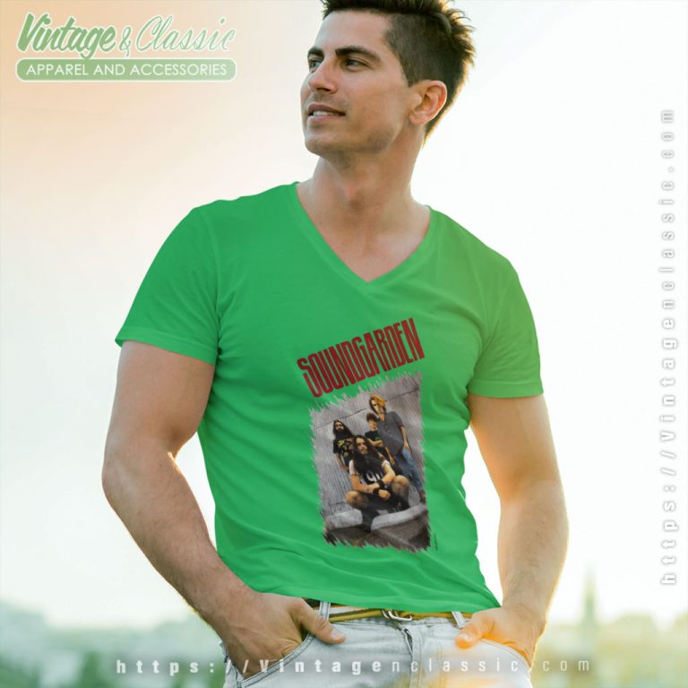 Soundgarden Tour V Neck TShirt Soundgarden Tour V Neck TShirt