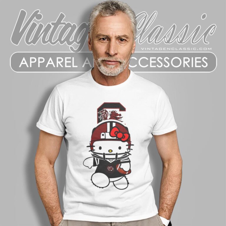 South Carolina Gamecocks Hello Kitty T Shirt South Carolina Gamecocks Hello Kitty T Shirt
