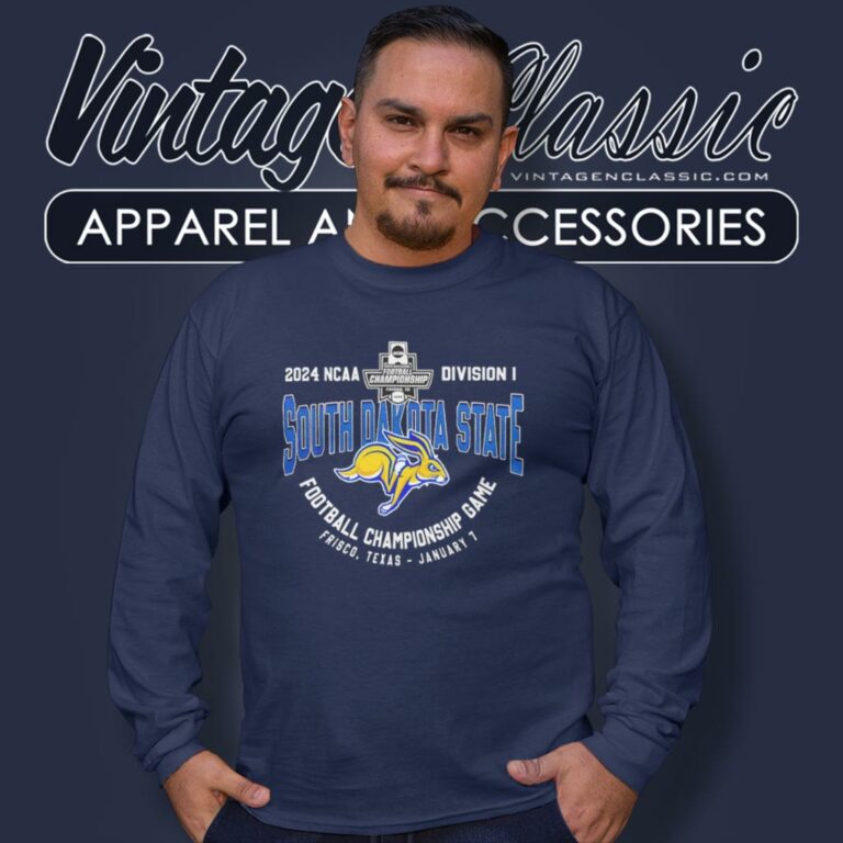 South Dakota State Jackrabbits Fcs Football Championship Game 2024 Frisco Texas Jan 7 Long Sleeve Tee South Dakota State Jackrabbits Fcs Football Championship Game 2024 Frisco Texas Jan 7 Long Sleeve Tee
