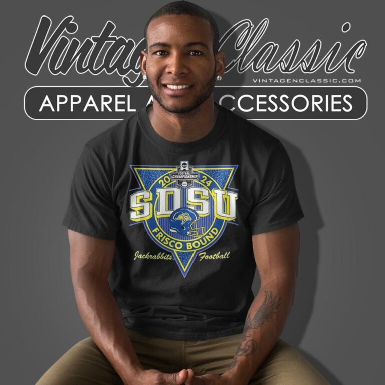 South Dakota State Jackrabbits Football Highstep Frisco Bound Fcs Championship 2024 T Shirt South Dakota State Jackrabbits Football Highstep Frisco Bound Fcs Championship 2024 T Shirt