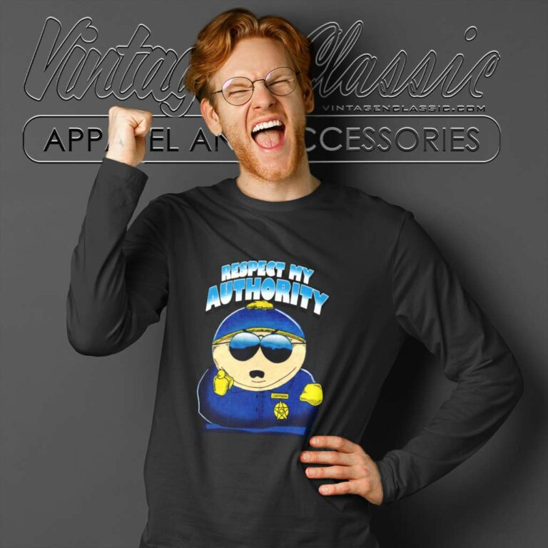 South Park Cartman Cop Long Sleeve Tee South Park Cartman Cop Long Sleeve Tee