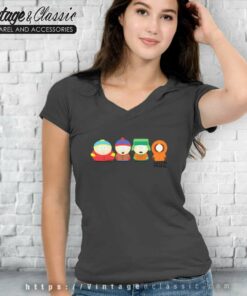 South Park Gang V Neck TShirt