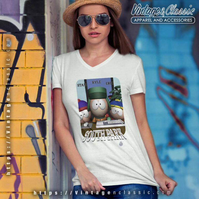 South Park Main Characters V Neck TShirt South Park Main Characters V Neck TShirt
