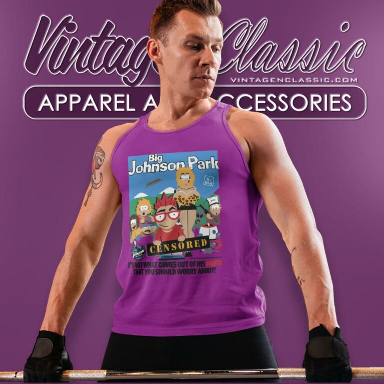 South Park Parody Big Johnson Park Tank Top Racerback 1 South Park Parody Big Johnson Park Tank Top Racerback 1