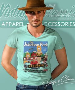 South Park Parody Big Johnson Park V Neck TShirt 1