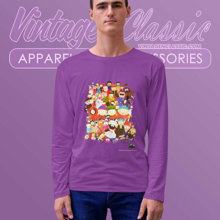 South Park Shirt All Character Long Sleeve Tee South Park Shirt All Character Long Sleeve Tee