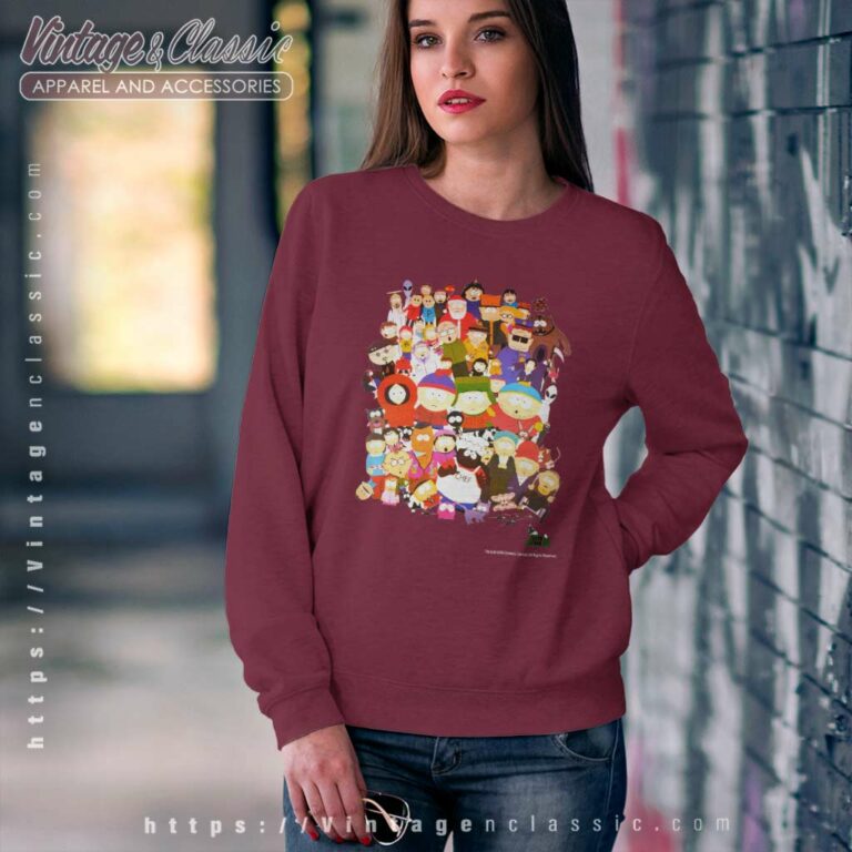 South Park Shirt All Character Sweatshirt South Park Shirt All Character Sweatshirt