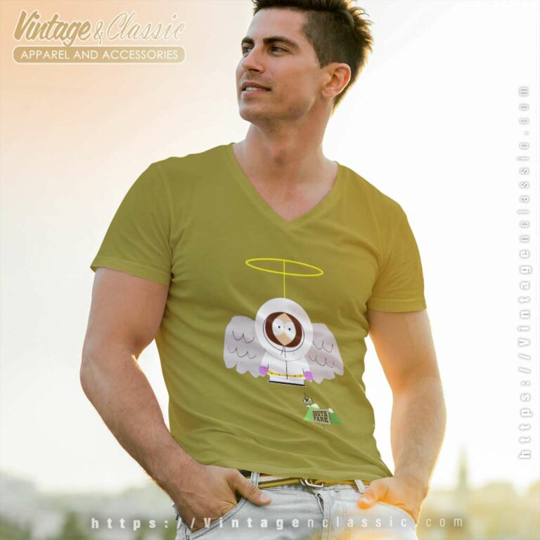 South Park Shirt Angel Kenny V Neck TShirt South Park Shirt Angel Kenny V Neck TShirt