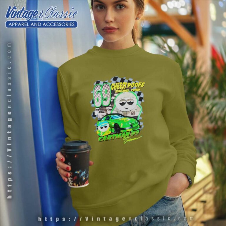 South Park Shirt Cartman 69 Racing Team Sweatshirt South Park Shirt Cartman 69 Racing Team Sweatshirt