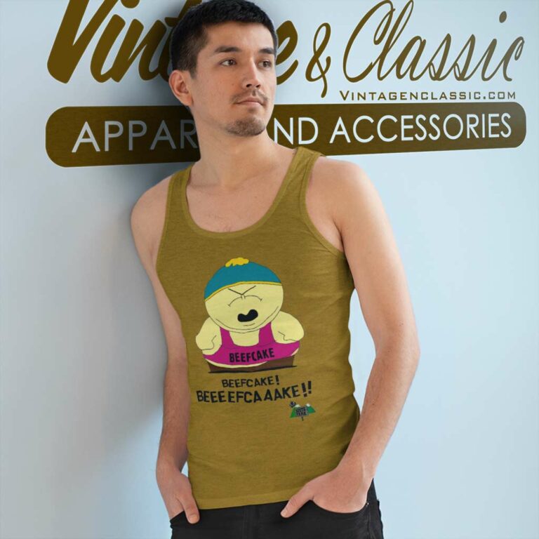 South Park Shirt Cartman Beefcake Tank Top Racerback South Park Shirt Cartman Beefcake Tank Top Racerback