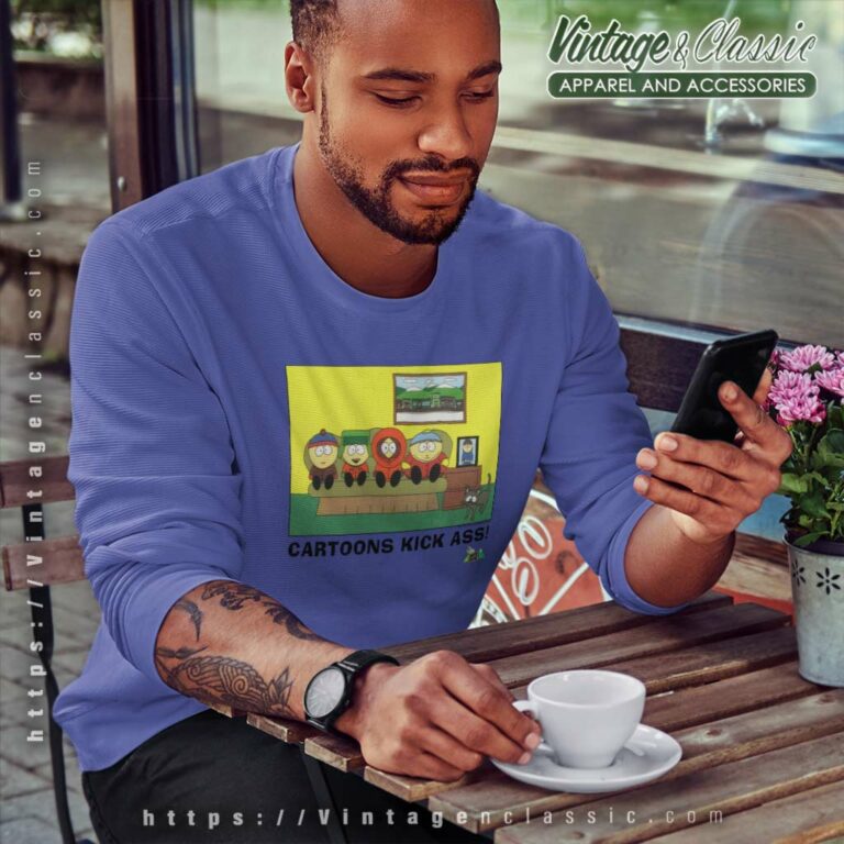 South Park Shirt Cartoons Kick Ass Sweatshirt South Park Shirt Cartoons Kick Ass Sweatshirt