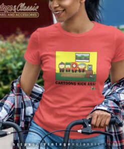 South Park Shirt Cartoons Kick Ass Women TShirt