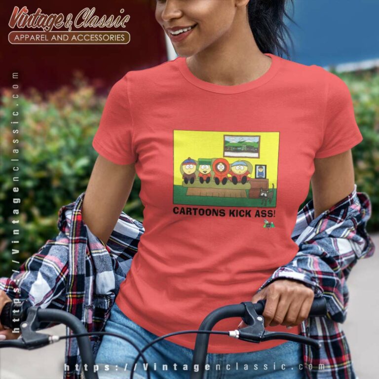 South Park Shirt Cartoons Kick Ass Women TShirt South Park Shirt Cartoons Kick Ass Women TShirt