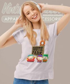 South Park Shirt Gang With Sign Women TShirt