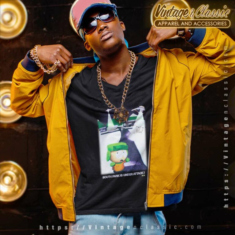 South Park Shirt Is Under Attack V Neck TShirt South Park Shirt Is Under Attack V Neck TShirt