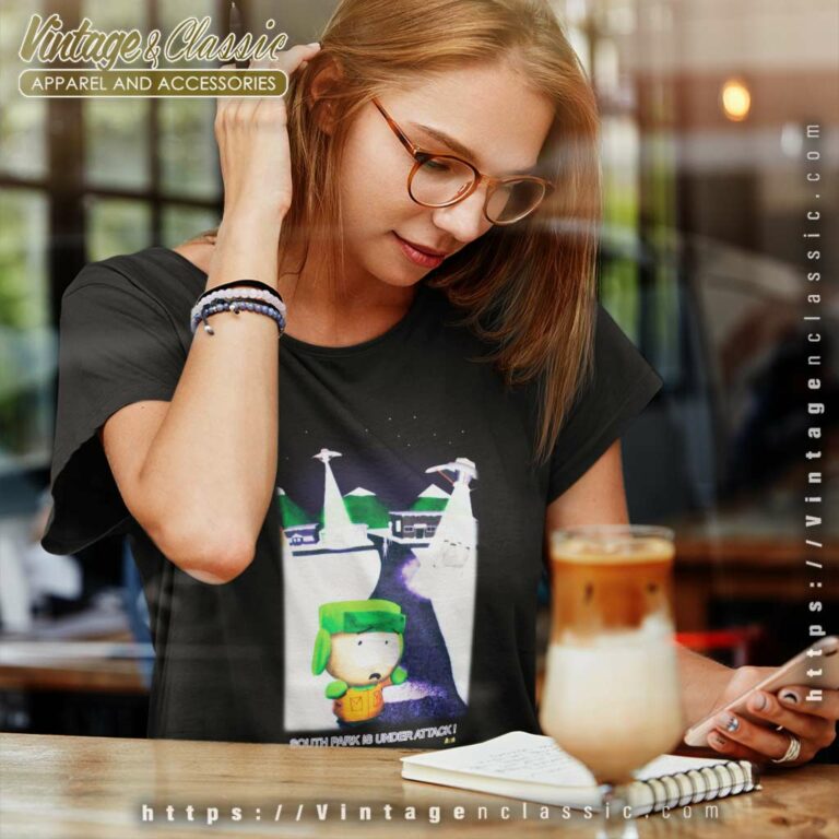 South Park Shirt Is Under Attack Women TShirt South Park Shirt Is Under Attack Women TShirt