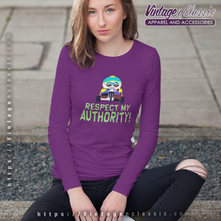 South Park Shirt Respect My Authority Long Sleeve Tee South Park Shirt Respect My Authority Long Sleeve Tee