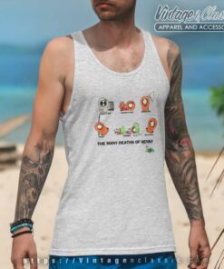 South Park Shirt The Many Deaths Of Kenny Tank Top Racerback