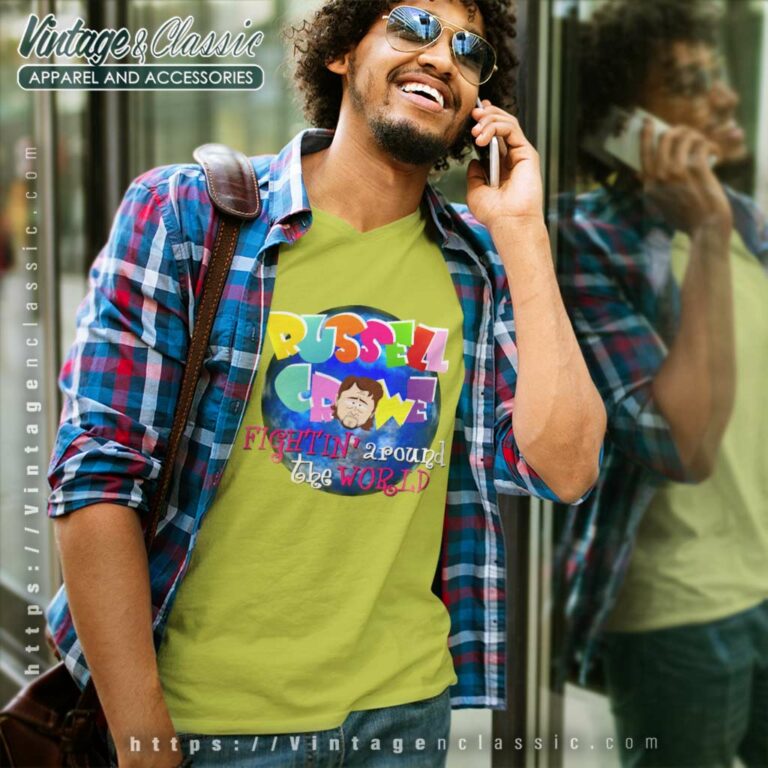 South Park Shirt The Russell Crowe Show V Neck TShirt South Park Shirt The Russell Crowe Show V Neck TShirt