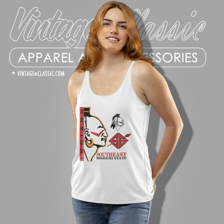 Southeast Missouri State University Indians Tank Top Racerback Southeast Missouri State University Indians Tank Top Racerback