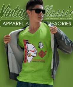 Southeast Missouri State University Indians V Neck TShirt