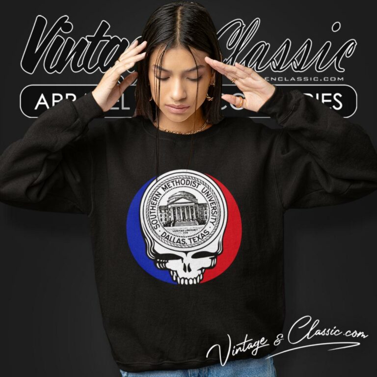 Southern Methodist University Grateful Dead Steal Your Face Sweatshirt Southern Methodist University Grateful Dead Steal Your Face Sweatshirt